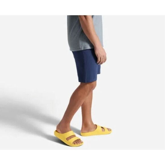 BOMBAS Friday EVA Slides Mens Size 11 Sun Beam Yellow Light Cushy Grippy - Picture 1 of 8